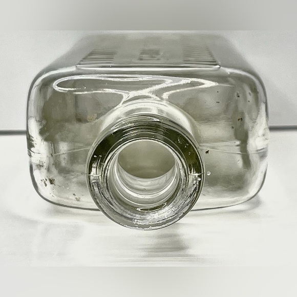 Clear Vintage Medicine Bottle with “Tablespoons” Inscription - Picture 3 of 5